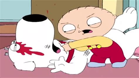 family guy stewie beats up brian|stewie griffin where my money.